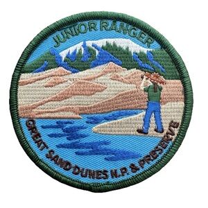 Great Sand Dunes National Park & Preserve Junior Ranger Embroidered Patch Badge